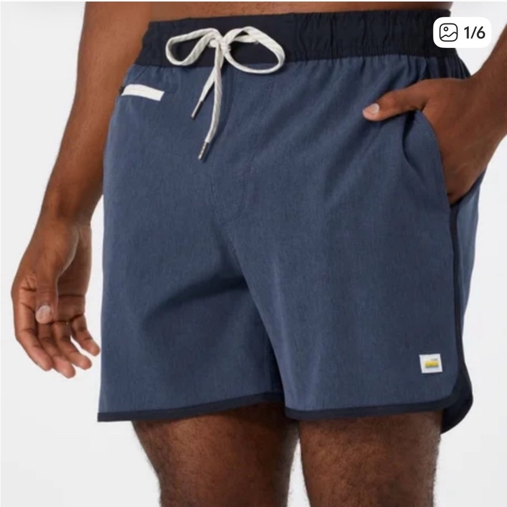 Vuori Men’s Banks Short 7” inseam
Azure Linen Medium